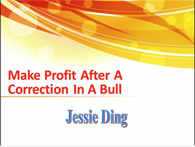 Make Profit After A Correction In A Bull